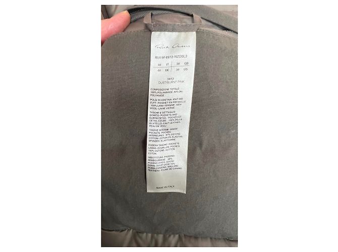 Rick Owens BNWT. FW Sysyphus-Sammlung 2018. Beige Grau - Ansicht 6