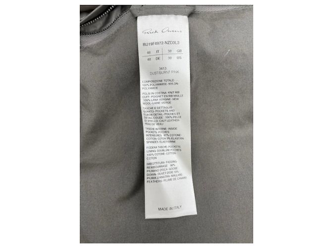 Rick Owens BNWT. FW Sysyphus-Sammlung 2018. Beige Grau - Ansicht 9