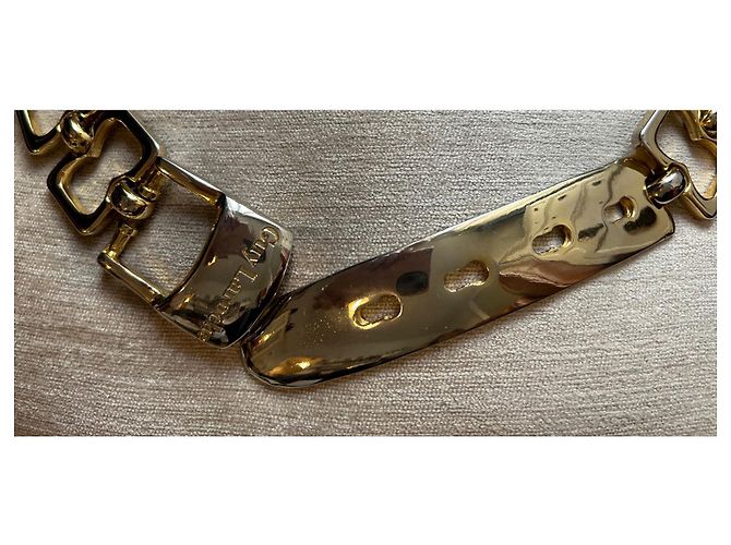 Breiter Metallketten-Gürtel von Guy Laroche, 70-75 cm. - Ansicht 2
