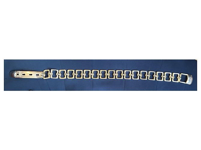 Breiter Metallketten-Gürtel von Guy Laroche, 70-75 cm. - Ansicht 3