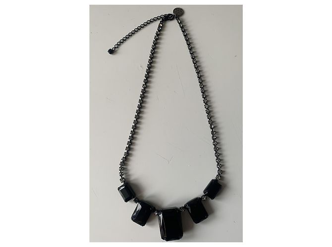 Hélène Zubeldia Set di Gioielli Nero Argento - vista 3