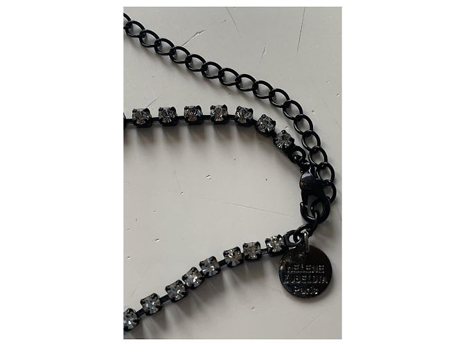 Hélène Zubeldia Set di Gioielli Nero Argento - vista 4