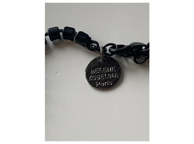 Hélène Zubeldia Set di Gioielli Nero Argento - vista 6