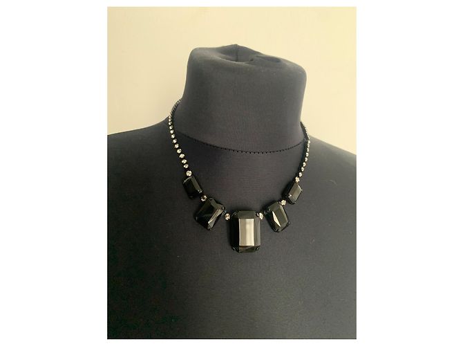 Hélène Zubeldia Set di Gioielli Nero Argento - vista 8