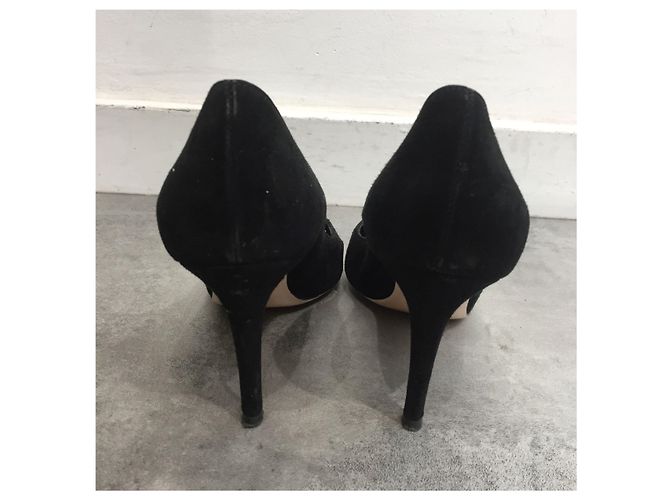 GIANVITO ROSSI Tacchi T.EU 37 Camoscio Nero - vista 4