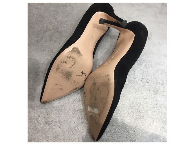 GIANVITO ROSSI Tacchi T.EU 37 Camoscio Nero - vista 5