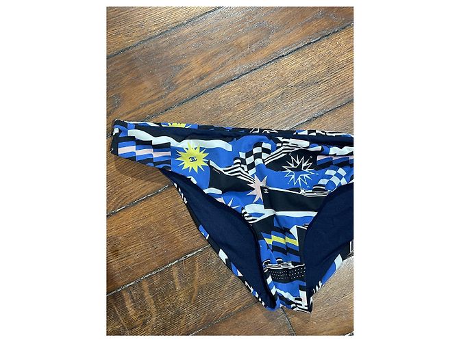 CHANEL Bademode T.FR 42 Synthetisch Blau - Ansicht 2