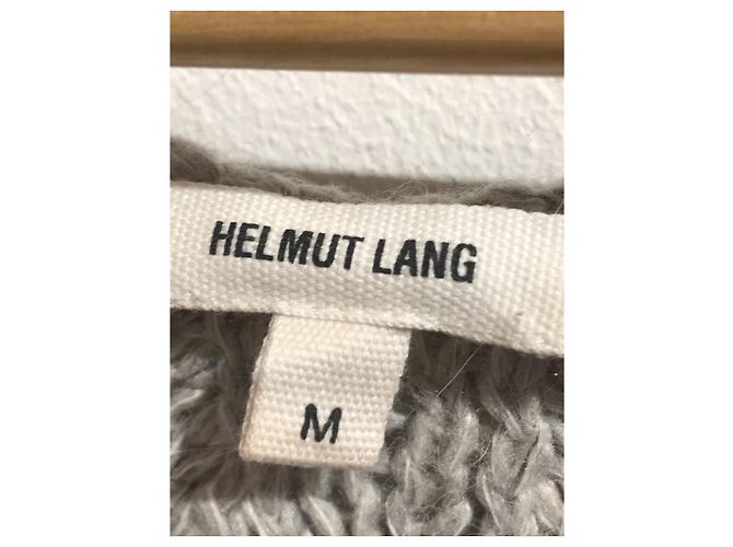 HELMUT LANG Strickwaren T.International M Wolle Grau - Ansicht 4