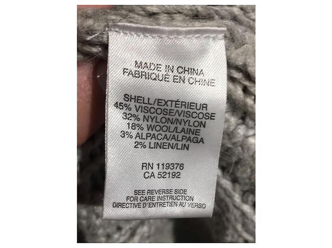 HELMUT LANG Strickwaren T.International M Wolle Grau - Ansicht 5