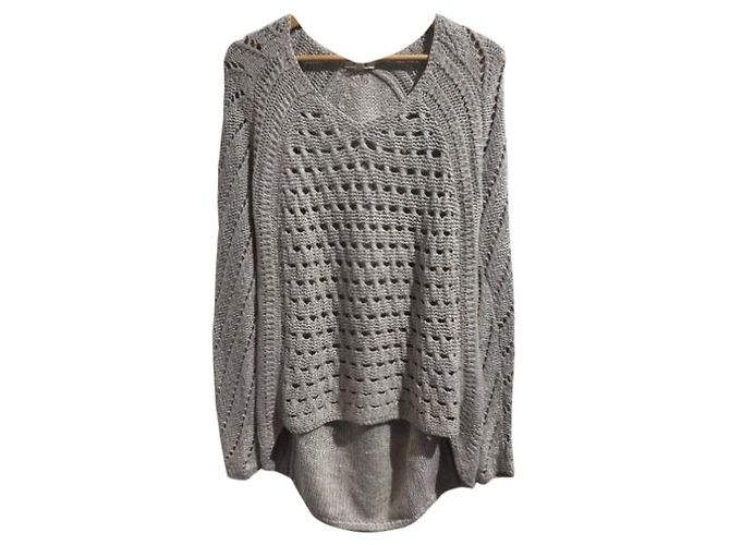 HELMUT LANG Strickwaren T.International M Wolle Grau - Ansicht 6
