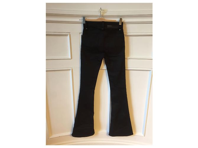 Autre Marque Jeans UNRAVEL T.US 26 Algodón Negro - vista 3