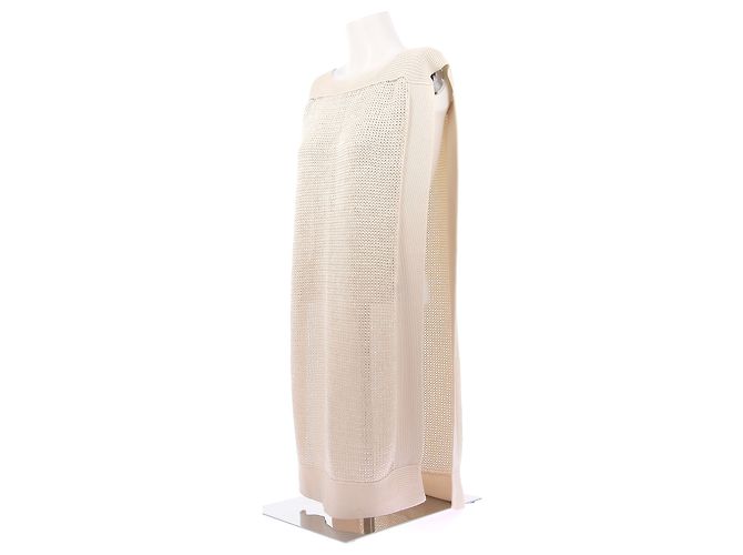 Hermès Jacken T.FR 42 Wolle Beige - Ansicht 4