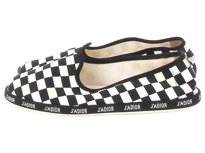 Espadrillas Dior T.EU 40.5 Tessuto Nero - vista 2