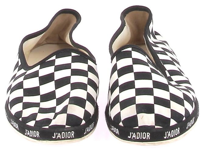 Espadrillas Dior T.EU 40.5 Tessuto Nero - vista 3
