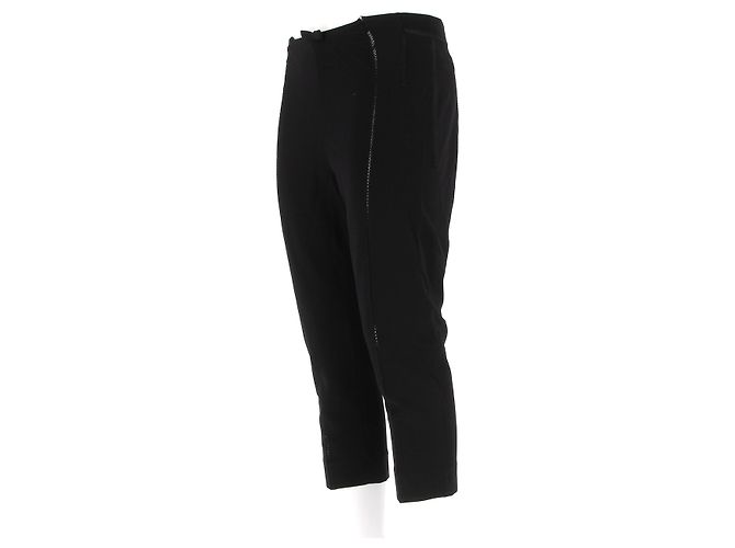 Louis Vuitton Hose T.FR 40 Viskose Schwarz - Ansicht 3