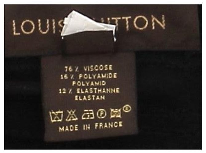 Louis Vuitton Hose T.FR 40 Viskose Schwarz - Ansicht 7