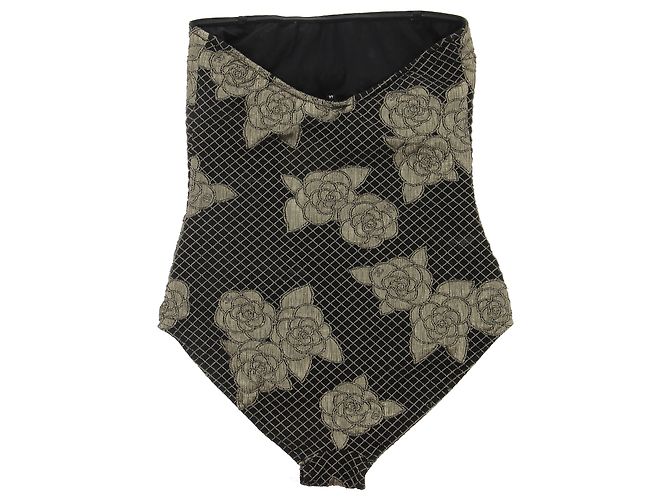 Chanel Badebekleidung T.FR 42 Polyester Schwarz - Ansicht 2