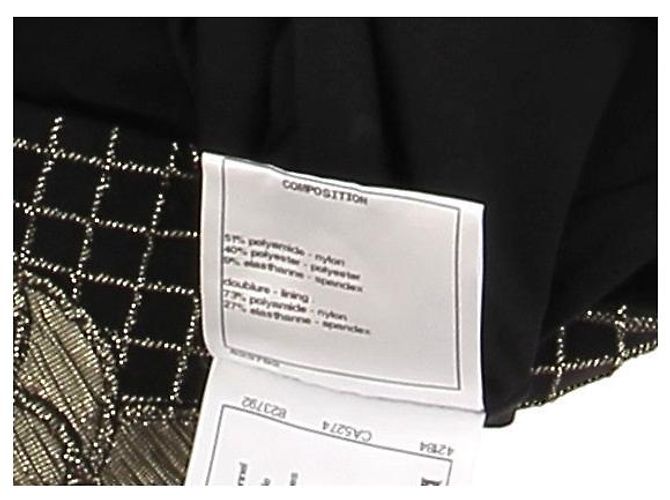 Chanel Badebekleidung T.FR 42 Polyester Schwarz - Ansicht 6