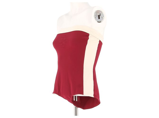 Hermès Badebekleidung T.International M Polyester Rot - Ansicht 3