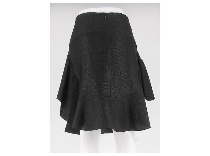 Falda Chloé T.FR 36 Seda Negro - vista 2