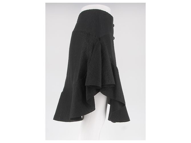 Falda Chloé T.FR 36 Seda Negro - vista 3