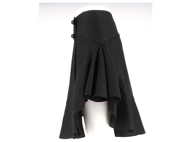 Falda Chloé T.FR 36 Seda Negro - vista 5