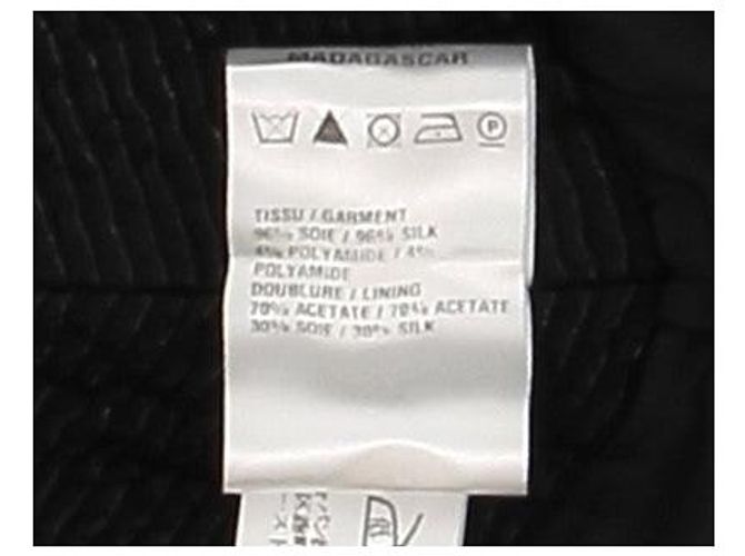 Falda Chloé T.FR 36 Seda Negro - vista 8