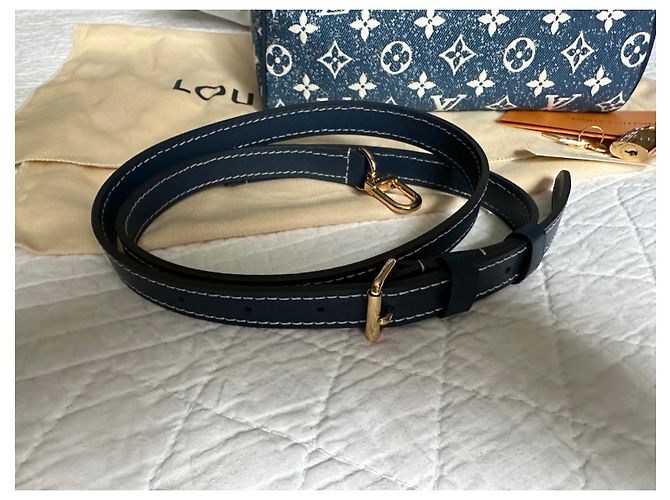 Louis Vuitton Speedy 25 Marineblau - Ansicht 11