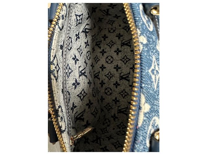 Louis Vuitton Speedy 25 Marineblau - Ansicht 12