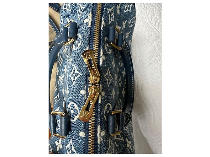 Louis Vuitton Speedy 25 Marineblau - Ansicht 8