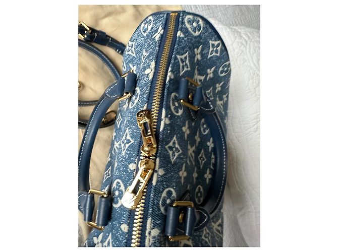 Louis Vuitton Speedy 25 Marineblau - Ansicht 9