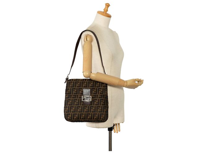 Fendi Canvas Zucca marrone Mamma Forever - vista 10