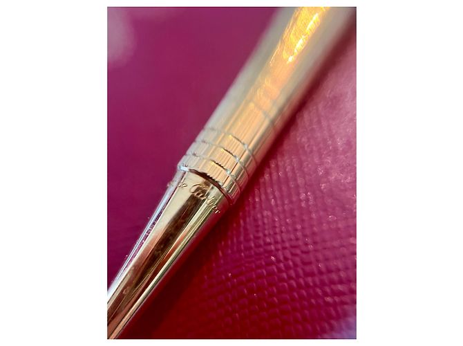Stylo à bille Cartier Must De Cartier Trinity Ring plaqué or Doré - vue 5