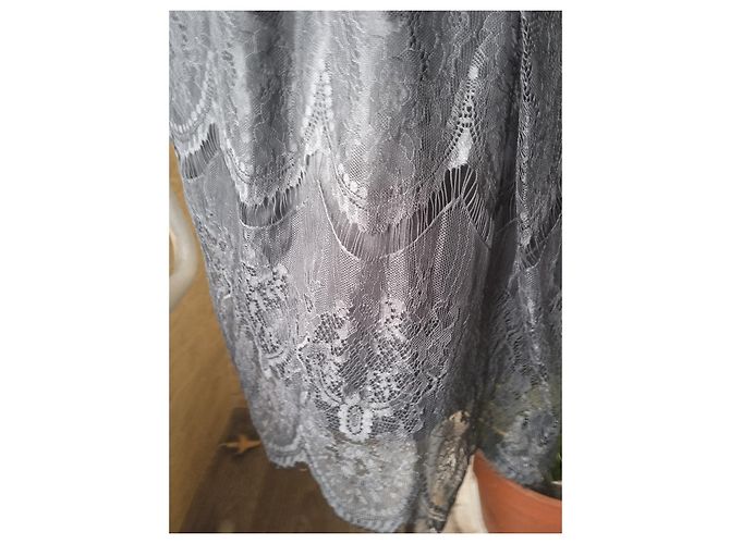 By Malene Birger Schwarzes Spitzenkleid im Korsett-Stil - Ansicht 3
