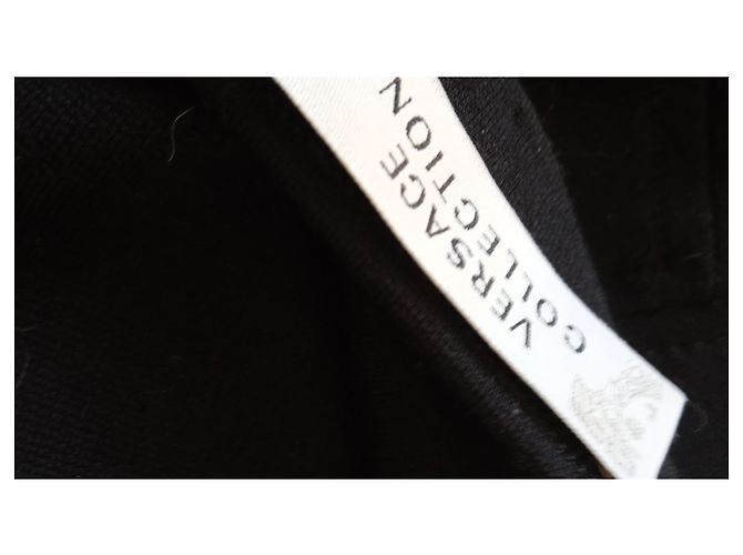 Vestido negro Gianni Versace de elastano - vista 6