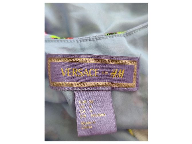Versace For H&M Midi Kleid mehrfarbig Mehrfarben - Ansicht 4