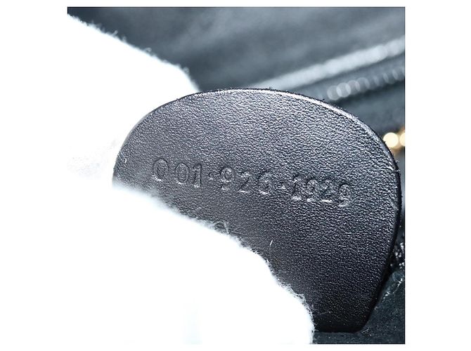 GUCCI Borsa a mano in pelle nera Auth 71508 Nero - vista 12