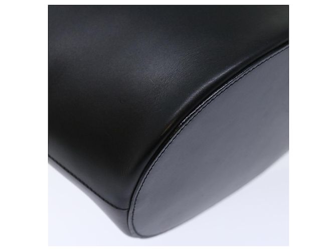 GUCCI Borsa a mano in pelle nera Auth 71508 Nero - vista 14