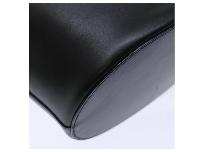 GUCCI Borsa a mano in pelle nera Auth 71508 Nero - vista 16