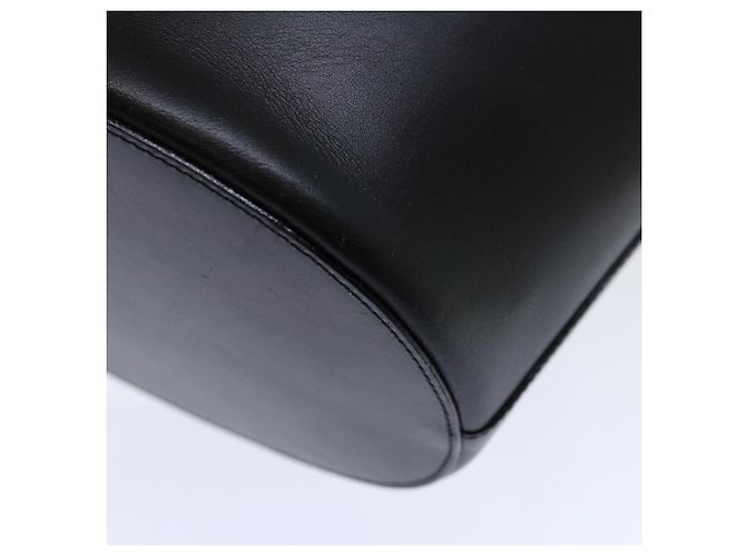 GUCCI Borsa a mano in pelle nera Auth 71508 Nero - vista 17