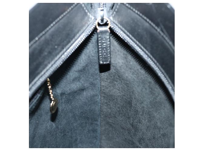 GUCCI Borsa a mano in pelle nera Auth 71508 Nero - vista 19