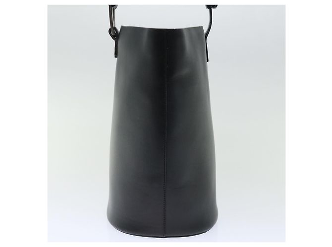 GUCCI Borsa a mano in pelle nera Auth 71508 Nero - vista 4