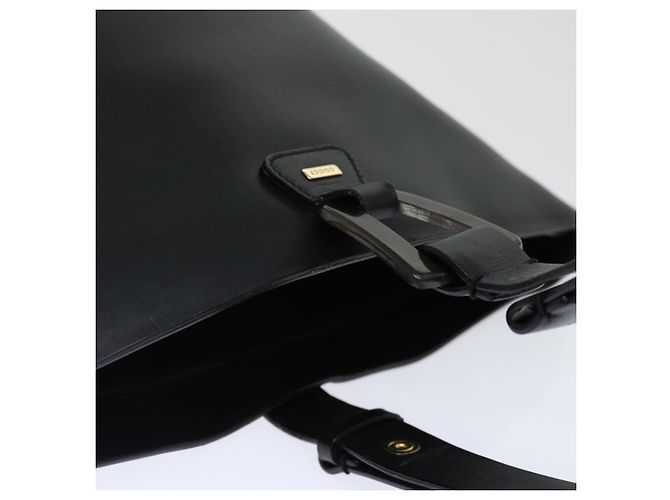 GUCCI Borsa a mano in pelle nera Auth 71508 Nero - vista 6