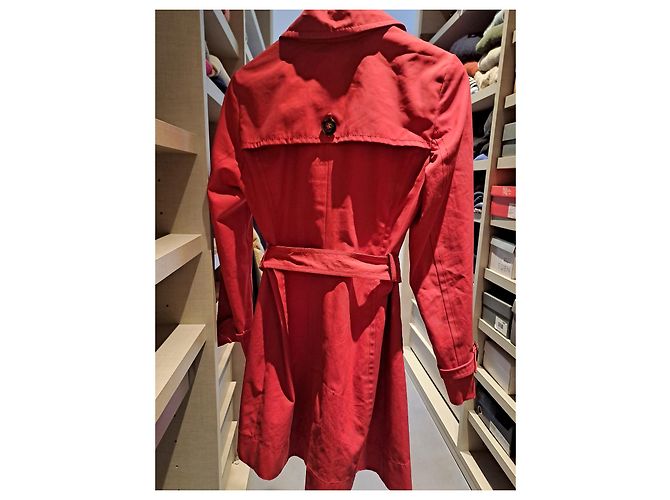 Gabardina roja de algodón Weekend Max Mara - vista 2