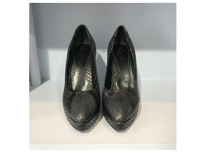 Tacchi GUCCI T.EU 38.5 Pelli esotiche Grigio - vista 2