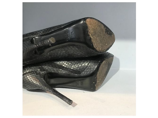 Tacchi GUCCI T.EU 38.5 Pelli esotiche Grigio - vista 5