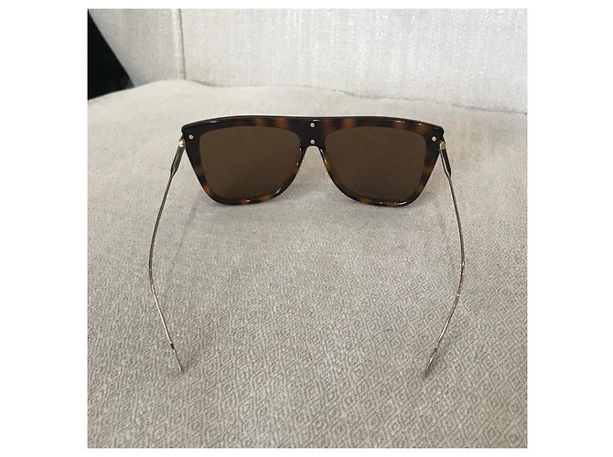Gafas de sol SAINT LAURENT T. Plástico Castaño - vista 3