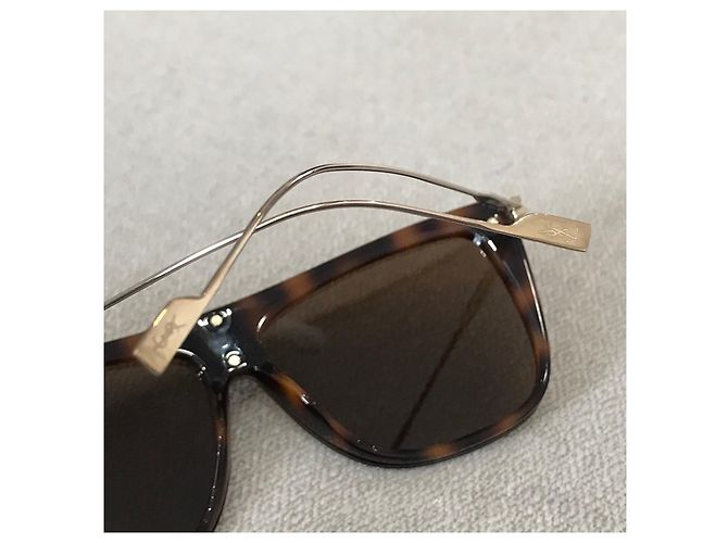 Gafas de sol SAINT LAURENT T. Plástico Castaño - vista 5