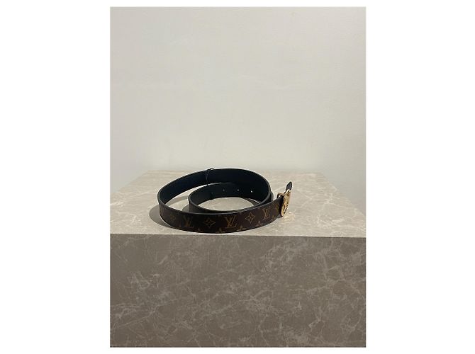 LOUIS VUITTON Gürtel T.cm 85 Leder Braun - Ansicht 2