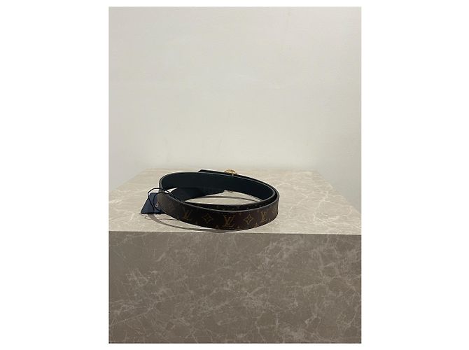 LOUIS VUITTON Gürtel T.cm 85 Leder Braun - Ansicht 3